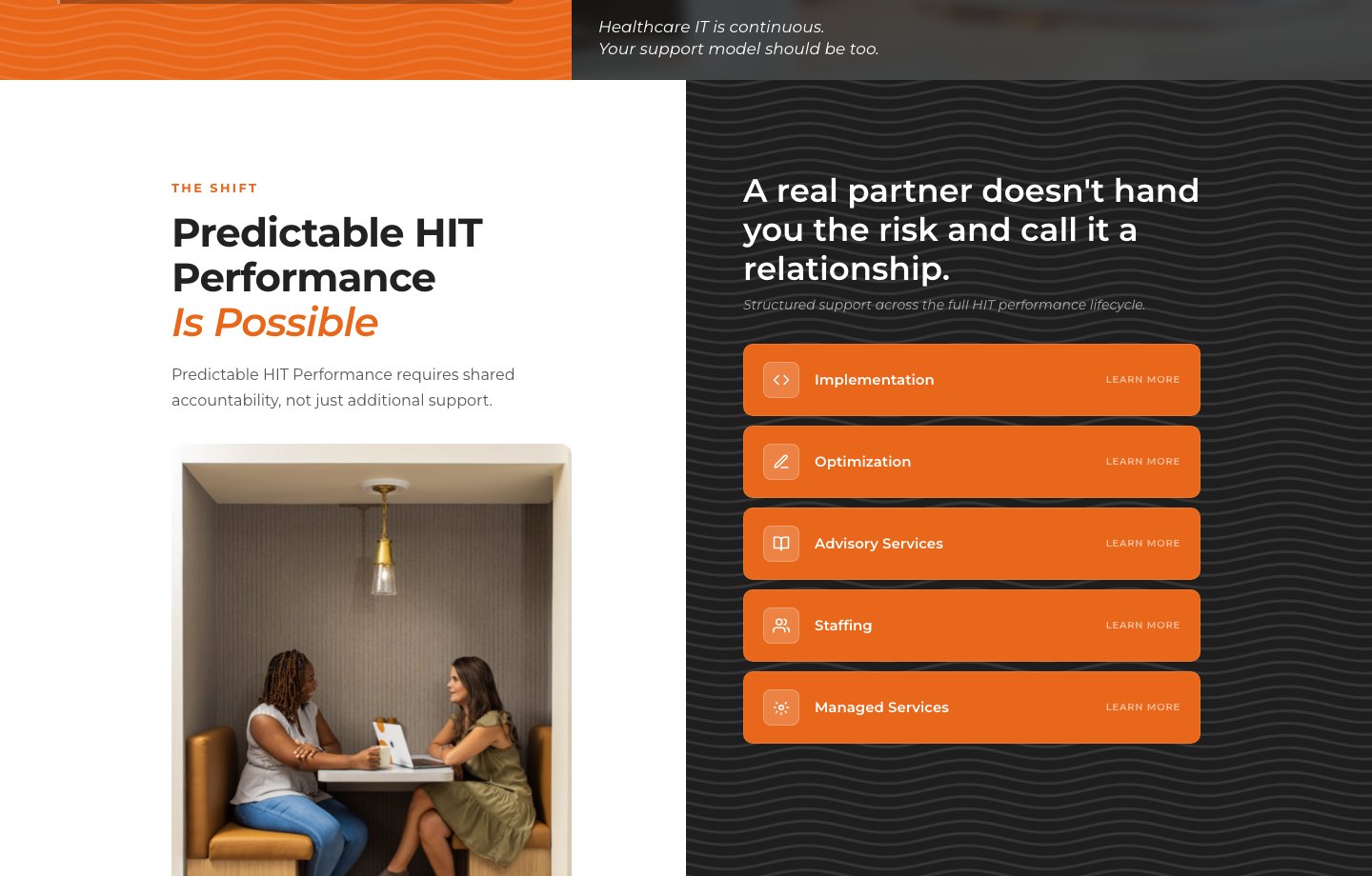 iMethods redesign: a real partner doesn't hand you the risk