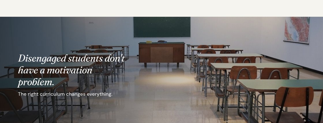 The villain, named in one line. Disengaged students don't have a motivation problem.