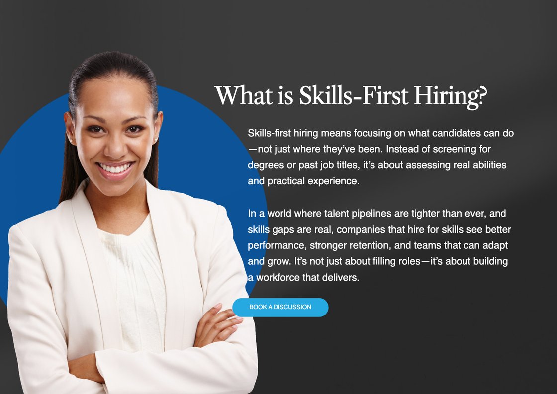 What is Skills-First Hiring ... the category gets its own definition section.