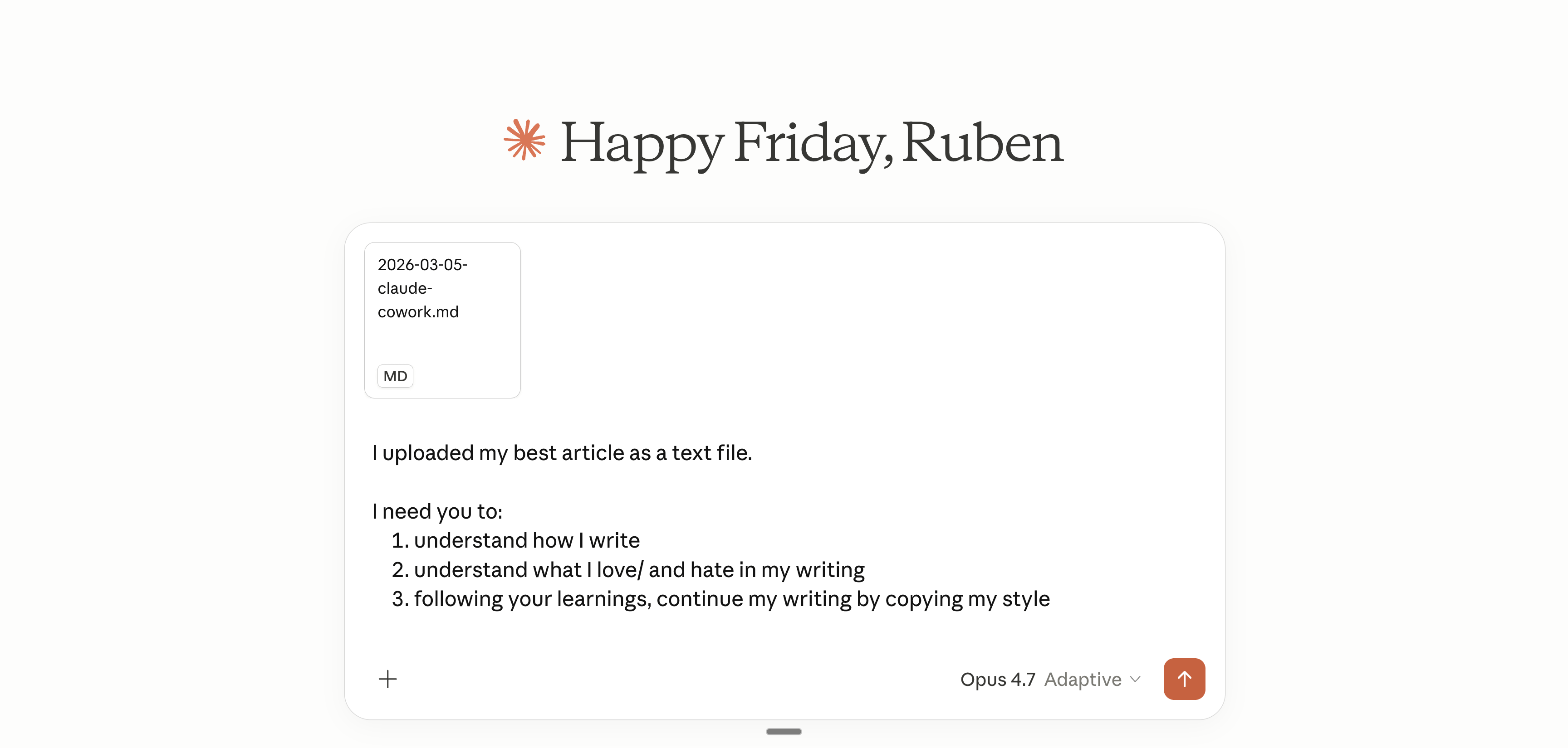 An annotated example of a strong, specific prompt